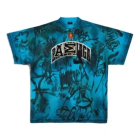 T-shirt Skater Graffiti « Blue Sky » 739028TOVA74900