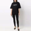 T-shirt Slime Logo coupe moyenne « Noir » 612966TLVF11069