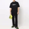 T-shirt Slime Logo coupe moyenne « Noir » 612966TLVF11069