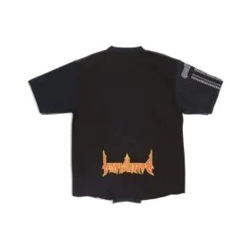 T-shirt Speed Hunters à l&rsquo;envers, coupe oversize « Black Faded » 698811TMVC90100