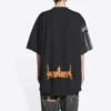 T-shirt Speed Hunters à l&rsquo;envers, coupe oversize « Black Faded » 698811TMVC90100