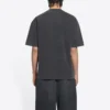 T-shirt Sporty B coupe moyenne « Washed Black » 612966TLV991070