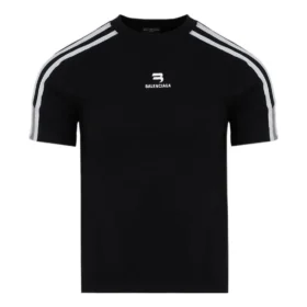 T-shirt Sporty B rétréci « Noir Blanc » 704070TMVG43869