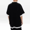 T-shirt superposé oversize « Black White » 644693TIVG61070