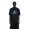 T-shirt Surfer « Black Blue » 764235TPVU61165