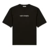 T-shirt Symbolic à coupe ajustée et manches courtes, noir 612964TIV501070