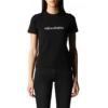 T-shirt Symbolic à coupe ajustée et manches courtes, noir 612964TIV501070