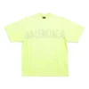 T-shirt Tape Type coupe moyenne « Fluo Yellow » 739784TOVA97204
