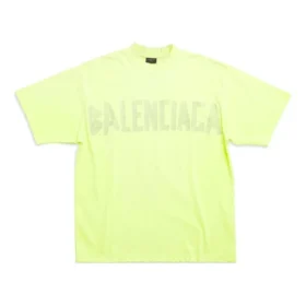 T-shirt Tape Type coupe moyenne « Fluo Yellow » 739784TOVA97204
