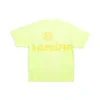 T-shirt Tape Type coupe moyenne « Fluo Yellow » 739784TOVA97204