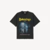 T-shirt « The Address » pour homme, coupe moyenne, noir délavé T-shirt « The Address » pour homme, coupe moyenne, noir délavé