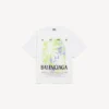 T-shirt « The Window » pour homme, coupe moyenne, en blanc