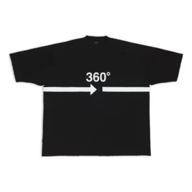 T-shirt tubulaire 360 oversize « Black » 720501TNVD51070 T-shirt tubulaire 360 oversize « Black » 720501TNVD51070