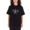 T-shirt unisexe à col rond avec imprimé « Paris », noir 594599TGV661000