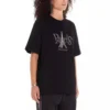 T-shirt unisexe à col rond avec imprimé « Paris », noir 594599TGV661000