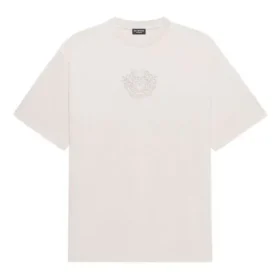 T-shirt unisexe à col rond avec logo SS21, gris 641675TKV712966 T-shirt unisexe à col rond avec logo SS21, gris 641675TKV712966