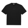 T-shirt unisexe à col rond et manches courtes avec motif logo SS21, noir 641655TKV711069