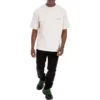 T-shirt unisexe à col rond et manches courtes en coton « go Luxury » blanc 612966TIVG59055