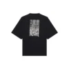 T-shirt unisexe à col rond imprimé FW21 Noir 661715TKVE51070