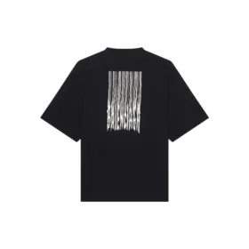 T-shirt unisexe à col rond imprimé FW21 Noir 661715TKVE51070