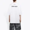 T-shirt unisexe « I Love Dogs » à imprimé, blanc 641614TJVH19000