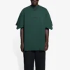 T-shirt unisexe imprimé coupe large « Vert » 657059TKV973010