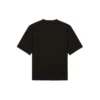 T-shirt unisexe à manches courtes avec grand logo classique, noir 620941TIV501070