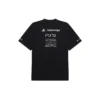 T-shirt unisexe à manches courtes Balenciaga x PlayStation, imprimé géométrique alphabétique PS5, noir 651795TKVF31070