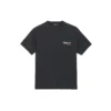 T-shirt unisexe à manches courtes et coupe ample avec logo, noir 556150TAV441000