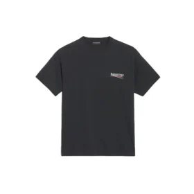 T-shirt unisexe à manches courtes et coupe ample avec logo, noir 556150TAV441000