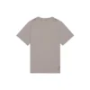 T-shirt unisexe à manches courtes, logo flou, effet trou, style rétro classique, gris 661705TKVD58174