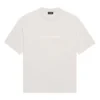 T-shirt unisexe SS21 avec logo imprimé, gris 612966TIV542970
