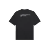 T-shirt unisexe SS21 à col rond et manches courtes, noir, pour impression d&rsquo;entreprise 612966TKV861070