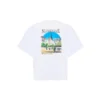 T-shirt unisexe SS21 oversize en coton, blanc, 641614TJVH69000