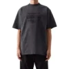 T-shirt vintage coupe large « Noir délavé » 641675TMVH81055