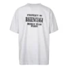 T-shirt vintage Property, coupe large « Blanc Noir » 641675TMVH89012