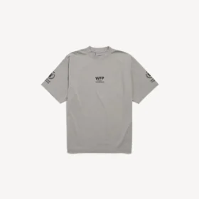 T-shirt WFP pour homme, coupe moyenne, gris Balenciaga