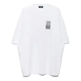 T-shirt « White » à code-barres 661715TKVE59040