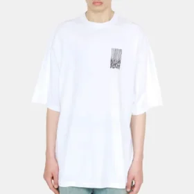 T-shirt « White » à code-barres 661715TKVE59040