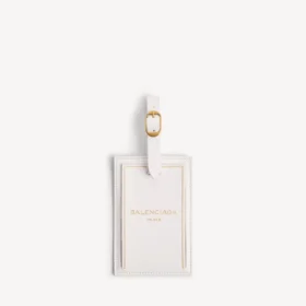 Étiquette à bagages parfumée, blanche ivoire dix