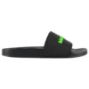 Tongs en caoutchouc « Noir Vert fluo » 565826W1S811030