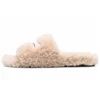 Tongs en fourrure « Beige » 654747W2DO19796