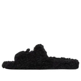 Tongs en fourrure « Cities Paris Black » 654747W2DO21001