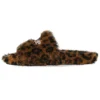 Tongs en fourrure « Leopard » 654261W2F119634