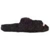 Tongs en fourrure « Noir » 654261W2DO21008