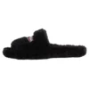 Tongs en fourrure « Noir » 654747W2DO11096