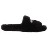 Tongs en fourrure « Noir » 654747W2DO11096