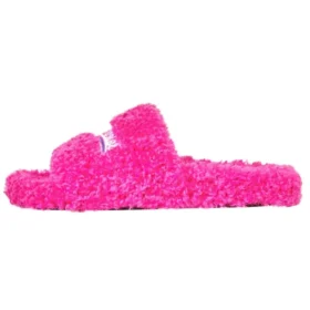 Tongs en fourrure « Pink » 654261W2DO15096