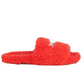 Tongs en fourrure « Red » 654261W2DO16596