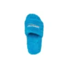 Tongs en fourrure « Sky Blue » 654747W2DO14296